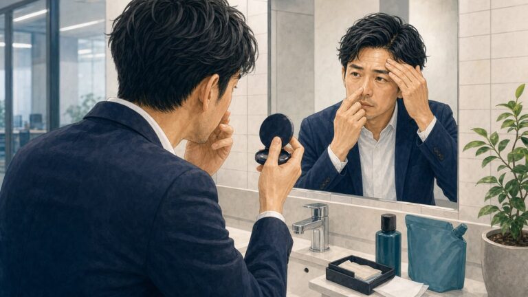 顔がテカる男の清潔感が落ちる理由