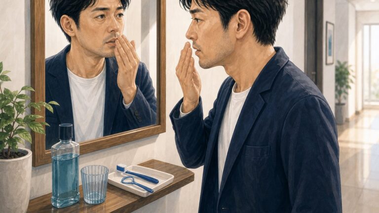 口臭がある男は清潔感で損しやすい